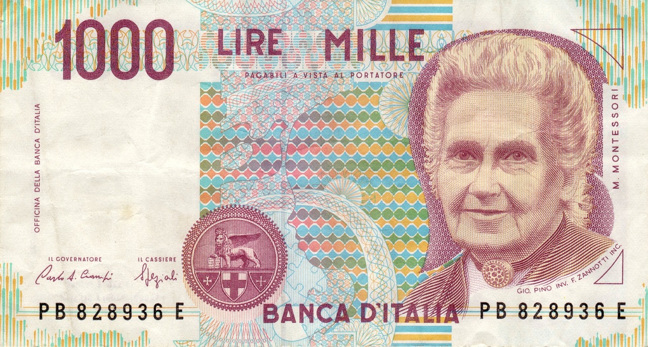 Banconota da 5000 lire con ritratto di Giuseppe Verdi, esemplare raro valutato oltre 1200 euro.